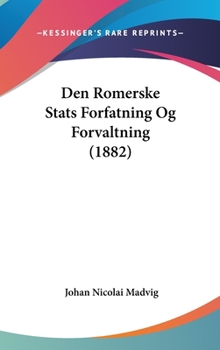 Hardcover Den Romerske STATS Forfatning Og Forvaltning (1882) [Chinese] Book