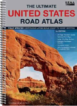 Spiral-bound The Ultimate United States Road Atlas Book