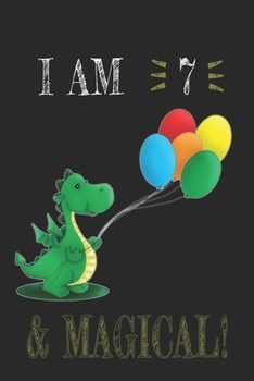 I AM 8 and Magical !! Dragon Notebook: A NoteBook For Dragon  Lovers , Birthday & Christmas Present For Dragon Lovers , 8 years old Gifts