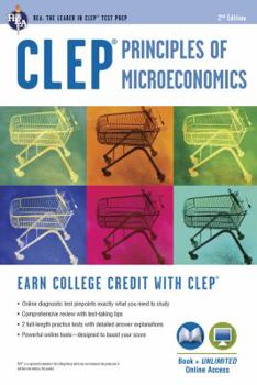 Paperback Clep(r) Principles of Microeconomics Book + Online Book