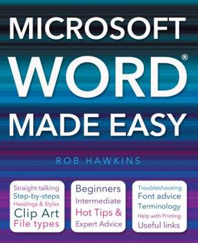 Paperback Microsoft Word Made Easy Book