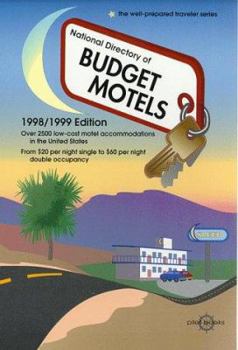 Paperback National Directory of Budget Motels: 1998/1999 Book