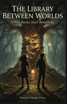 Paperback The Library Between Worlds: When Books Start Breathing Book