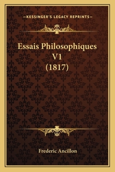 Paperback Essais Philosophiques V1 (1817) [French] Book