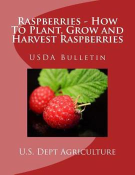 Paperback Raspberries - How To Plant, Grow and Harvest Raspberries: USDA Bulletin Book