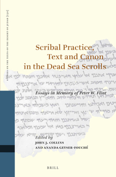 Scribal Practice, Text and Canon in the Dead Sea Scrolls: Essays in Memory of Peter W. Flint (Studies on the Texts of the Desert of Judah)