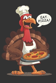 Paperback 2020 Week To View Dated Planner Diary: 6x9 Inches Paperback Thanksgiving Turkey Day Eat Pizza Vegan Vegetarian Veggie Book