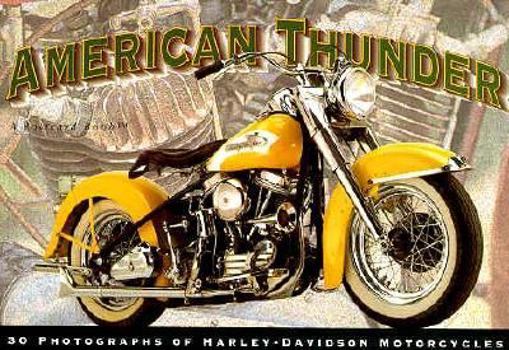 Paperback American Thunder: Thirty Photographs of Harley-Davidson Motorcycles Book
