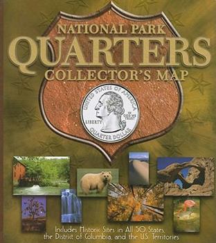 Hardcover National Park Quarters Collector's Map Book