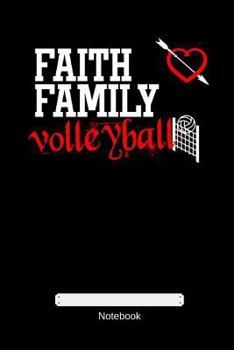 Paperback Faith Family Volleyball Book