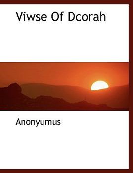 Paperback Viwse of Dcorah Book