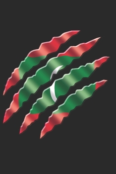 Maldives Notebook: Maldives Notebook college book diary journal booklet memo composition book 120 sheets - Dot Grid paper 6x9 inch