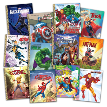 Hardcover Marvel Little Golden Books Set Book