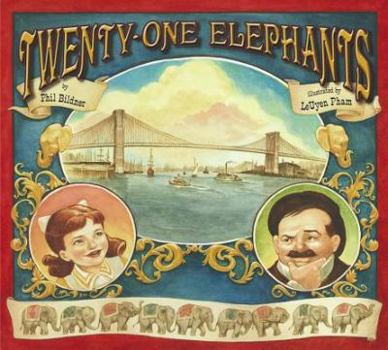 Hardcover Twenty-One Elephants Book