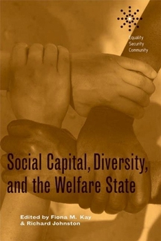 Paperback Social Capital, Diversity, and the Welfare State Book