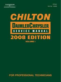 Hardcover Chilton Chrysler Service Manual Book