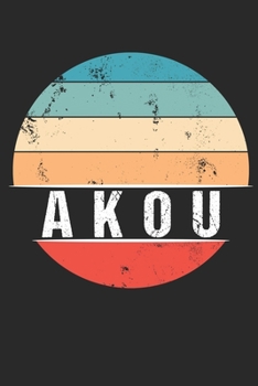 Paperback Akou: 100 Pages 6 'x 9' -Dot Graph Paper Journal Manuscript - Planner - Scratchbook - Diary Book