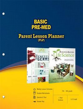 Paperback Basic Pre-Med Parent Lesson Planner Book