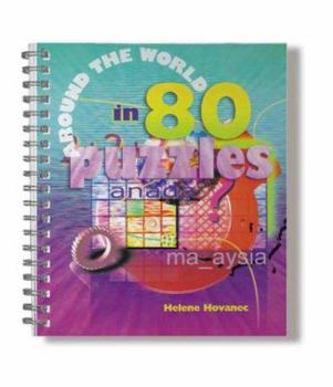 Spiral-bound Around the World in 80 Puzzles Book