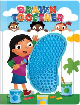 Board book Drawn Together - Silicone Touch and Feel Board Book - Sensory Board Book
