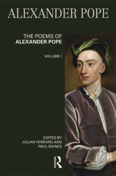 Hardcover The Poems of Alexander Pope: Volume One Book