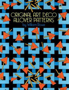 Paperback Original Art Deco Allover Patterns Book