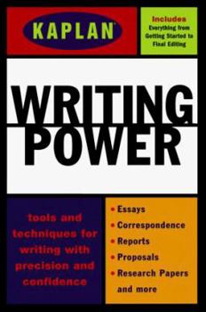 Paperback Kaplan Writing Power (Power Series) Book