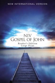 Paperback Gospel of John-NIV [Large Print] Book