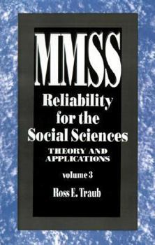 Paperback Reliability for the Social Sciences: Theory and Applications Book