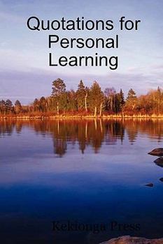 Paperback Quotations for Personal Learning Book