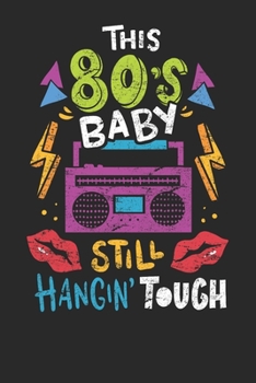 Paperback Notebook: 80's Vintage Ruled 6x9 120 Pages Book