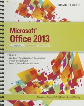 Spiral-bound Microsoft Office 2013 Illustrated, First Course Book