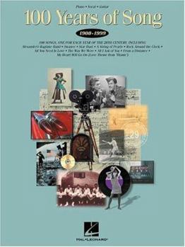 Paperback 100 Years of Song: 1900-1999 Book