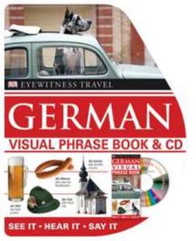 Paperback Visual Phrase Book and CD: German (EW Travel Guide Phrase Books) Book