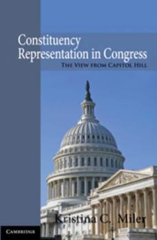 Hardcover Constituency Representation in Congress Book
