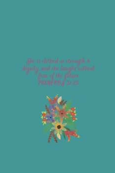 Paperback Proverbs 31: 25: Monthly Planner Book