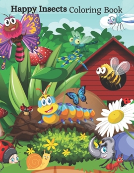 Funny Insects Coloring Book