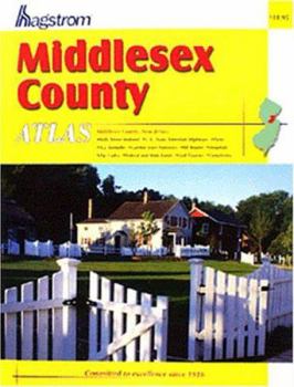 Hardcover Hagstrom Middlesex County Atlas Book