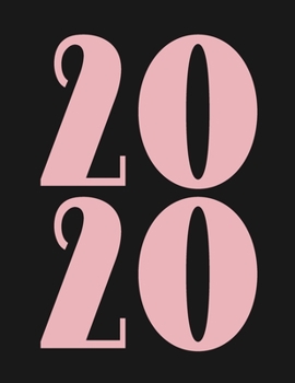 2020: Monthly and Weekly 2020 Planner and Diary for Busy People | Large Horizontal Calendar Organizer (Art Deco Inspired)