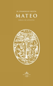 Paperback Biblia de Apuntes RVR60: Mateo [Spanish] Book