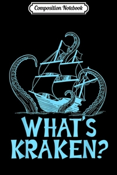 Composition Notebook: Whats Kraken Octopus Gif Retro Octopi Funny Kraken  Journal/Notebook Blank Lined Ruled 6x9 100 Pages