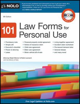 Paperback 101 Law Forms for Personal Use Book