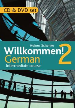 DVD Audio Willkommen! 2 German Intermediate Course: CD & DVD Set [With CD (Audio) and DVD] Book