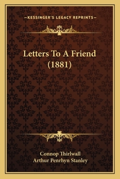 Paperback Letters To A Friend (1881) Book