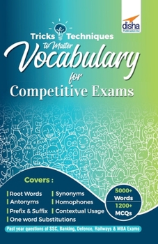 Paperback Tips & Techniques to Master Vocabulary for Competitive Exams Book
