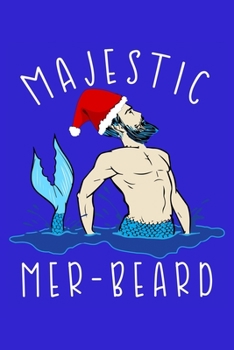 Paperback Majestic Merbeard: College Ruled Notebook Book