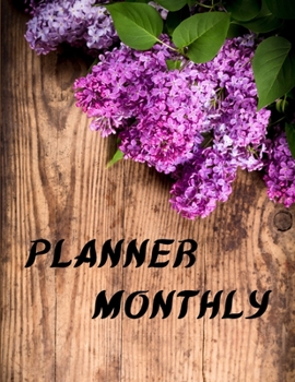 Paperback Monthly Planner 2021-2022 Book