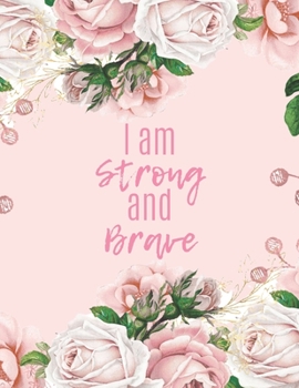 Paperback I am Strong and Brave: Daily Planner Book