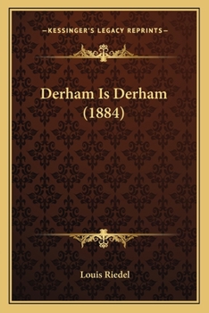 Paperback Derham Is Derham (1884) [German] Book