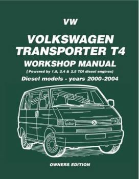 Paperback VW Transporter T4 Mnl Diesel 00-04-Op/HS Book